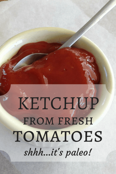 how to make ketchup from fresh tomatoes