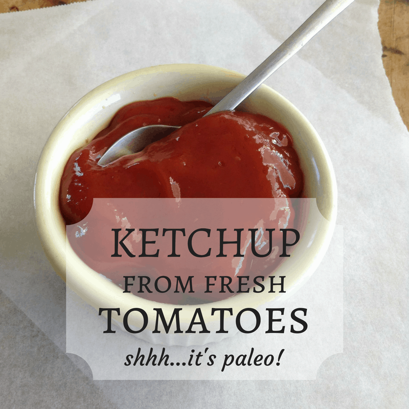 Homemade Ketchup From Fresh Tomatoes - Celebrating a Simple Life