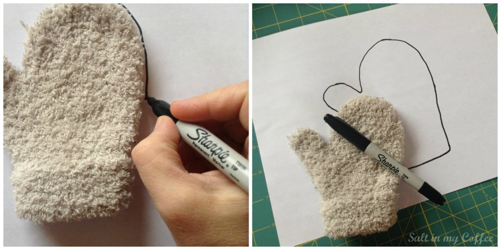 How to make mittens from a sweater