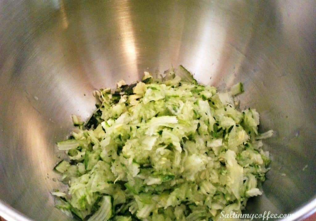 freezing-shredded-zucchini-shredded-in-bowl