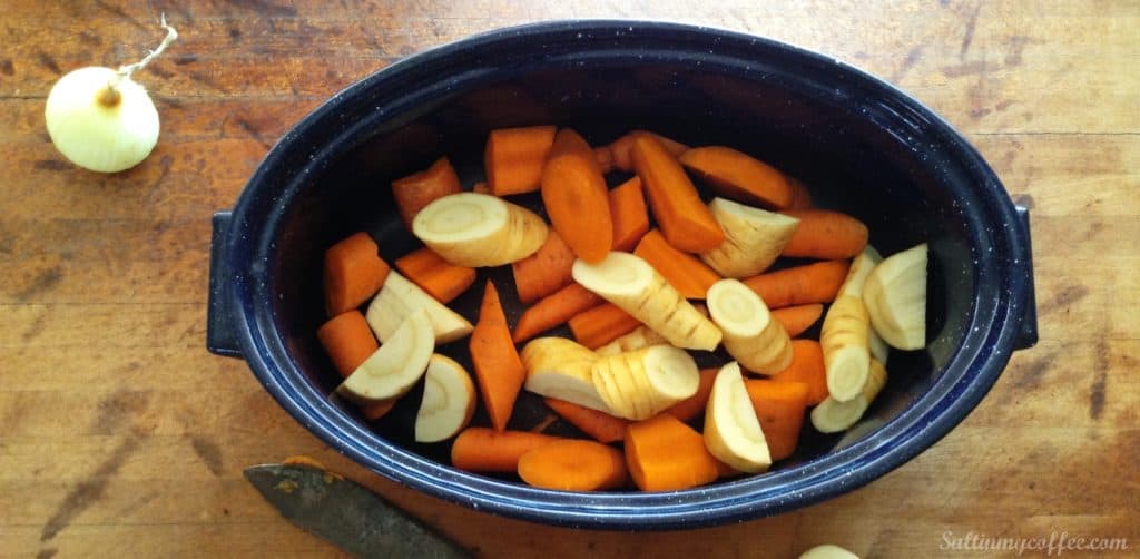 carrots and parsnips for roast chicken