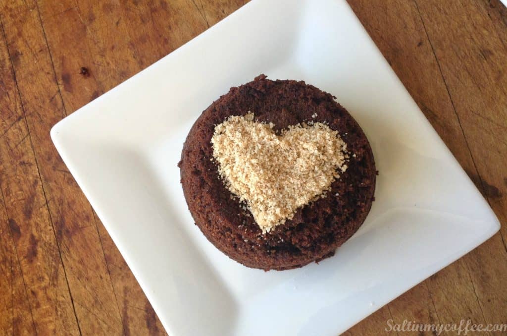 paleo fudge cakes for two