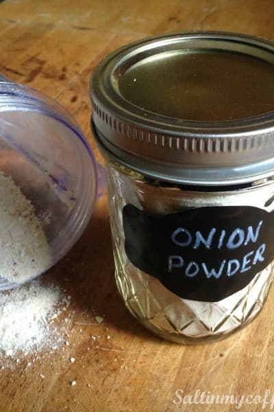 how to make onion powder from fresh onions