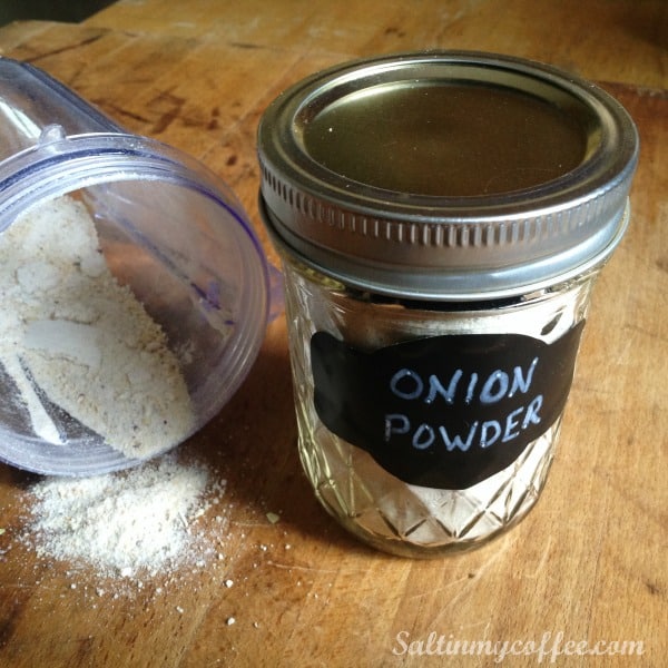 how to make onion powder from fresh onions