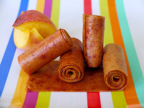 peach fruit leather