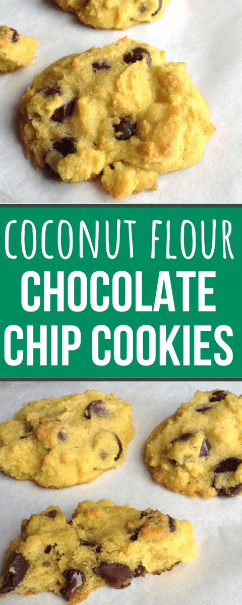 coconut flour chocolate chip cookie recipe