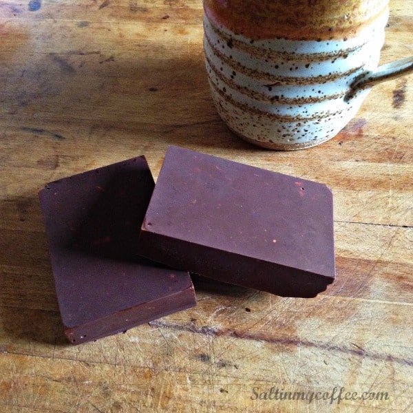 handmade fruit and nut chocolate bars