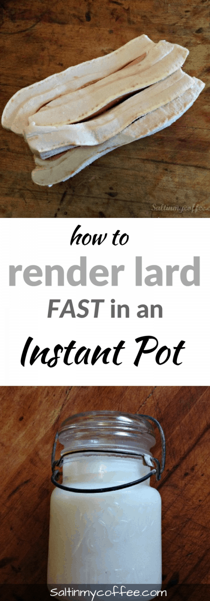 how to render lard in an instant pot