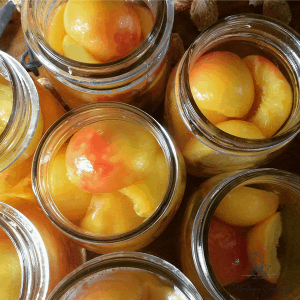 home canned peaches