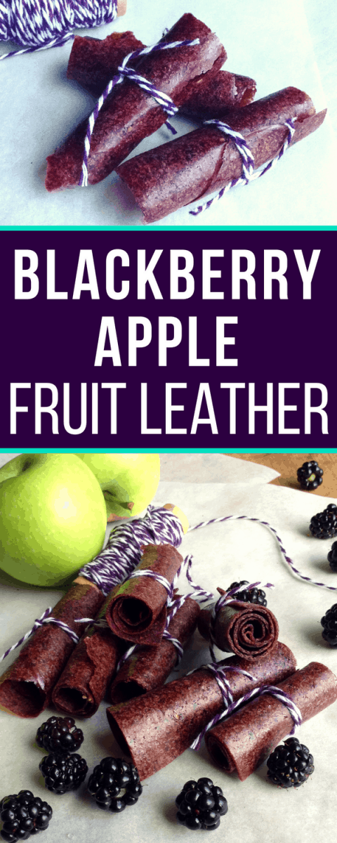 blackberry apple fruit leather recipe