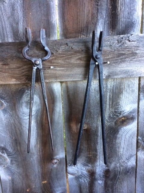 Blacksmith Tongs Hammer Eye Pick Up Tongs Hammer Making Tongs for Beginner