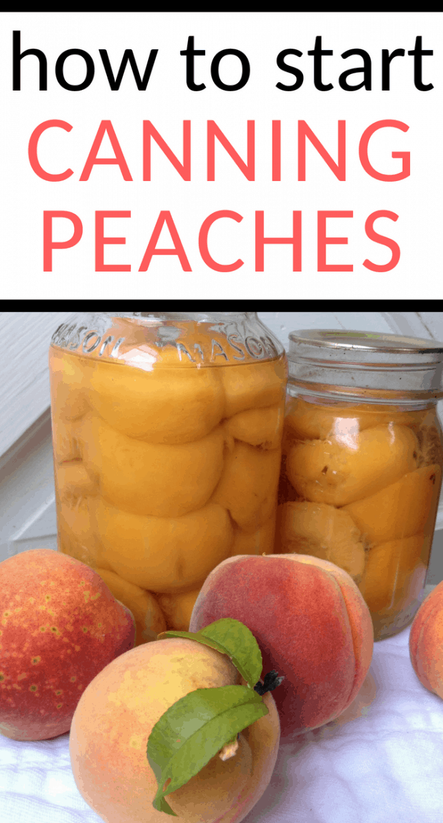 canning peaches at home