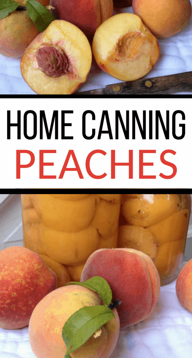 home canning peaches