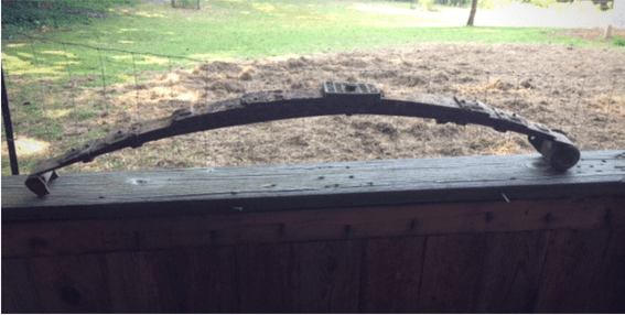 leaf spring for blacksmithing