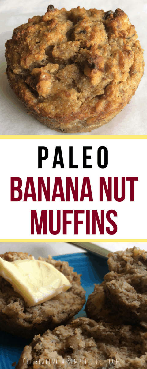 paleo banana nut muffins