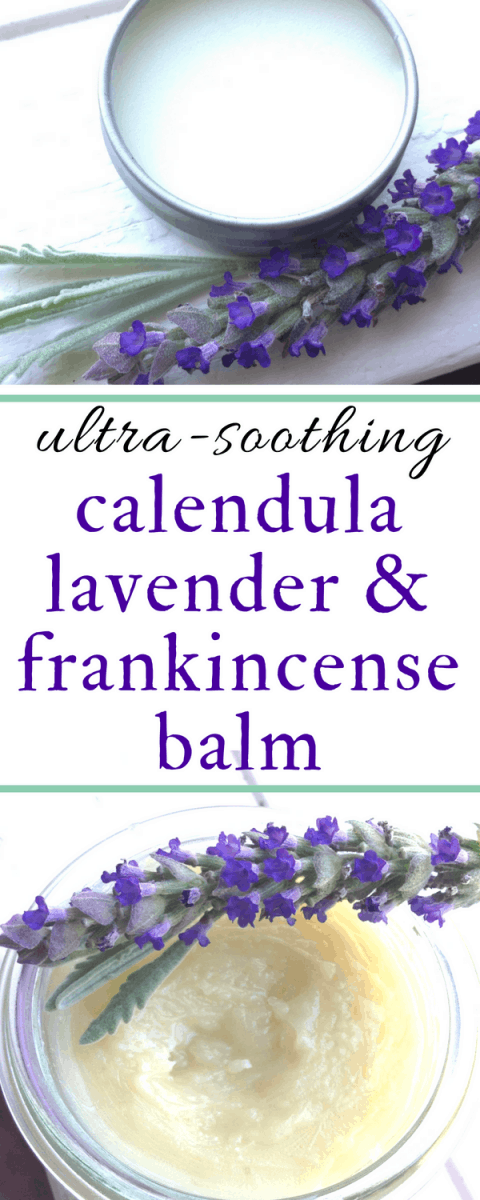 calendula lavender and frankincense balm