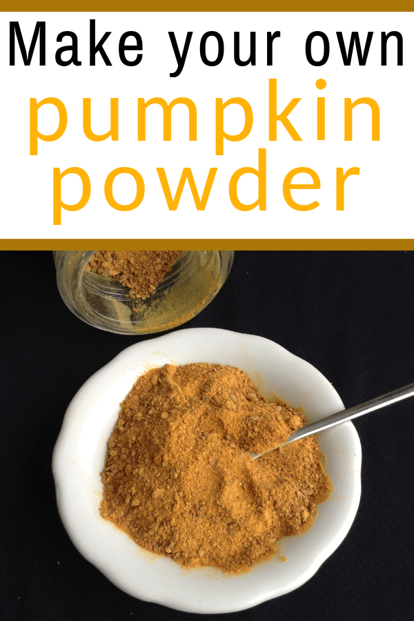 make your own pumpkin powder
