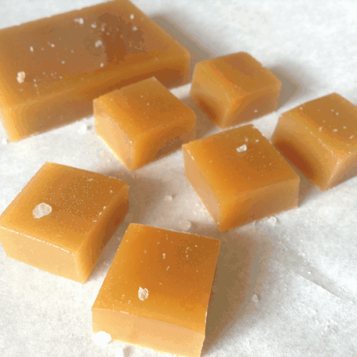 homemade maple honey caramels no dairy no corn syrup