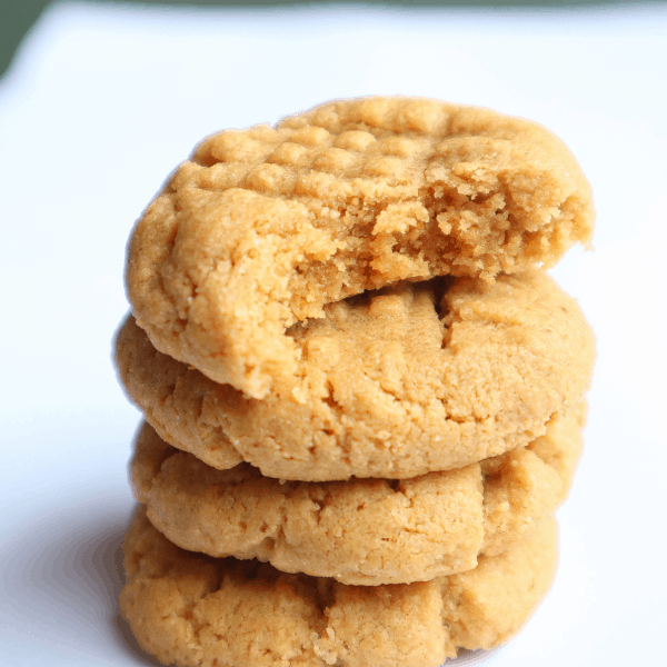 gluten free flourless peanut butter cookies