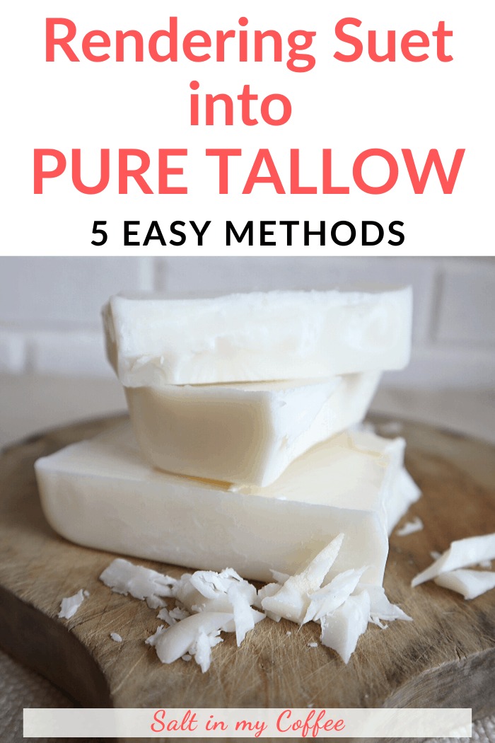 How to Render Suet Into Tallow: Instant Pot, Stove Top, and Oven Methods -  Salt in my Coffee