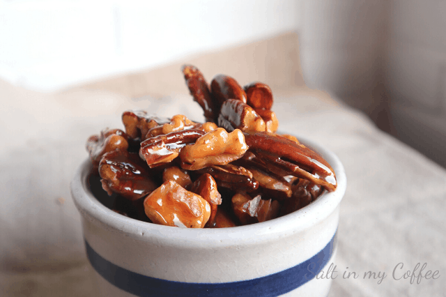 Spiced Honey Roasted Nuts - Domestic Gothess