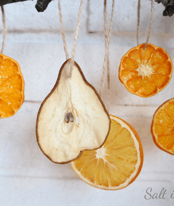 how to dry pears for ornaments and decorations