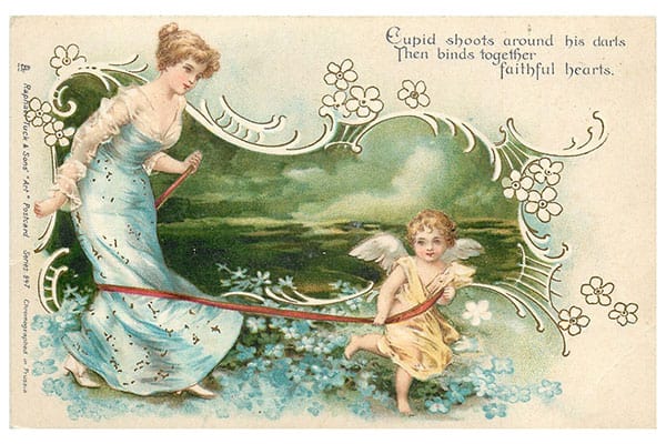 20 Free Printable Vintage Valentine Cards and Postcards - Picture