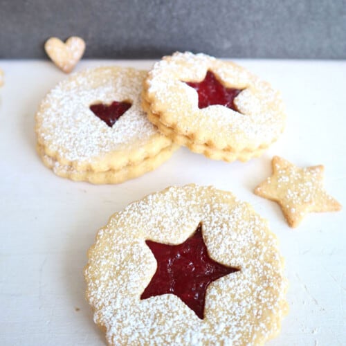 Classic Linzer Cookies - Salt in my Coffee