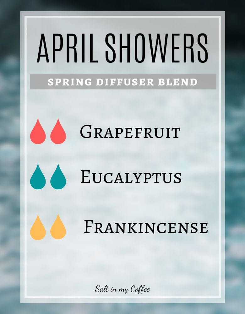 April Showers spring diffuser recipe