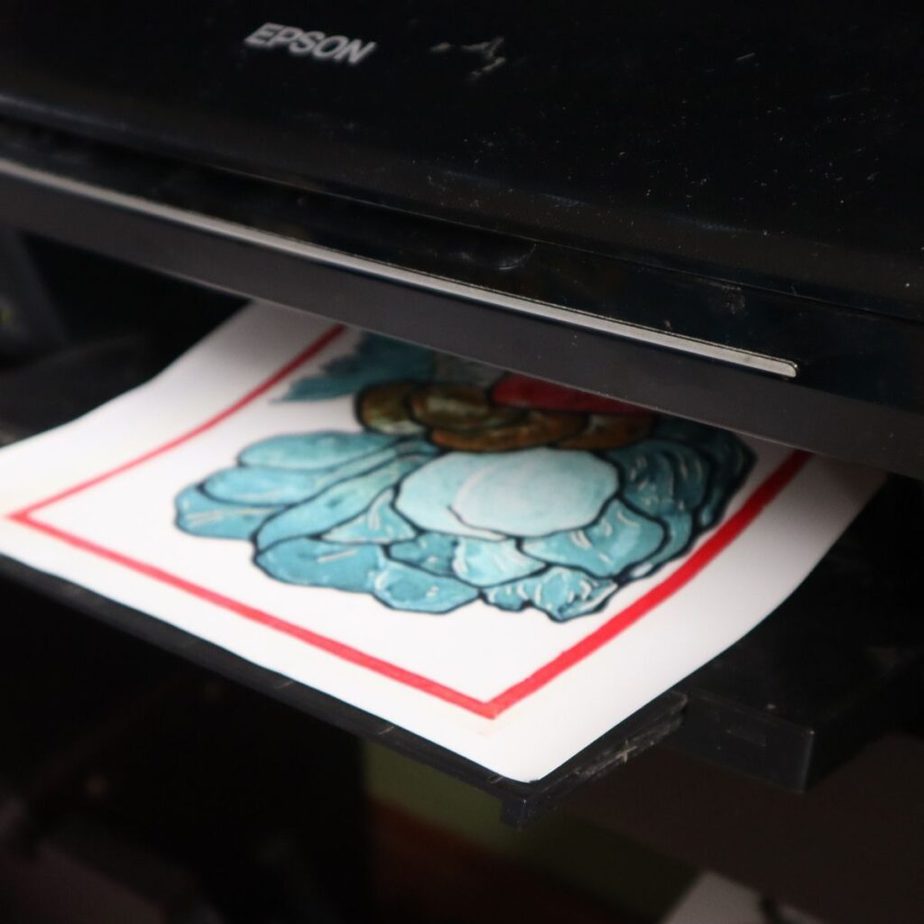 printing tote bag image using photo transfer paper