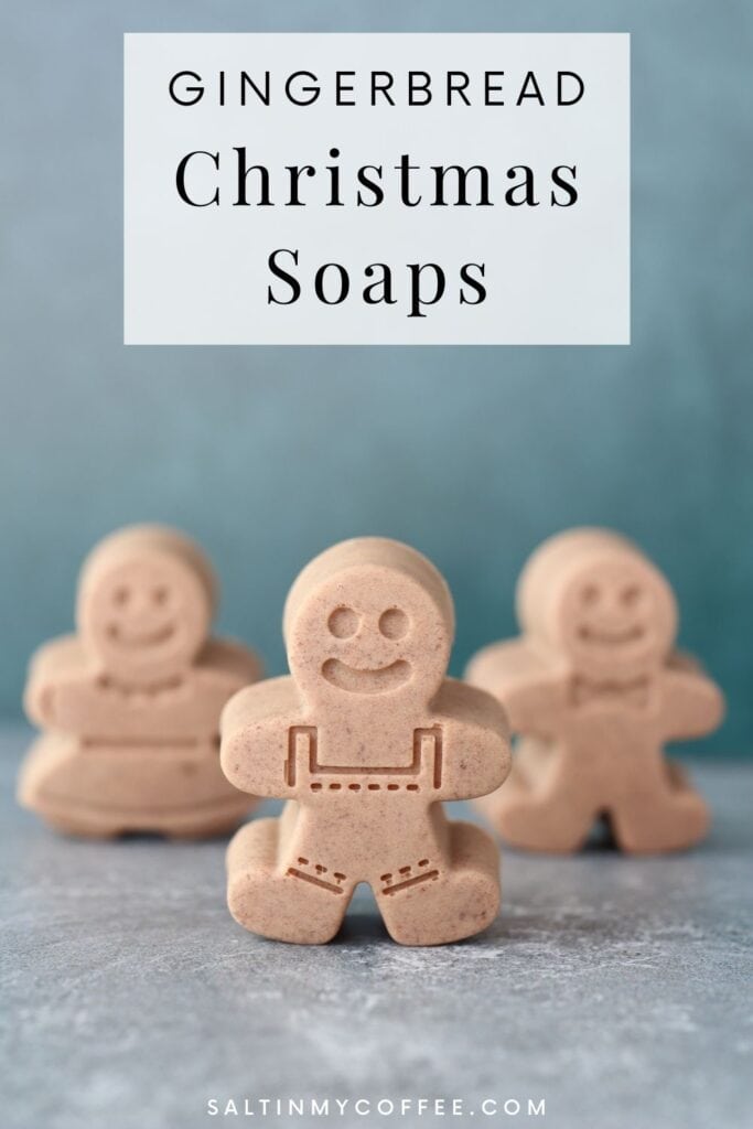 Mini gingerbread cookie Christmas soaps