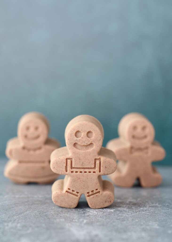 gingerbread boy soaps