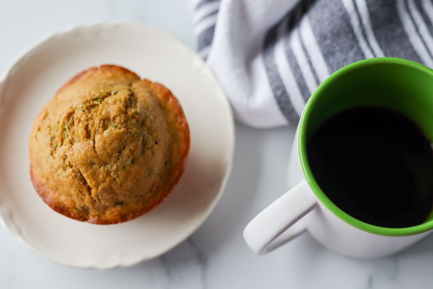 Olive Oil Zucchini Muffins Salt in my Coffee