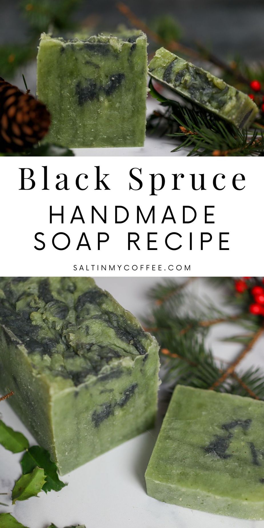 Black Spruce Hot Process Soap Recipe