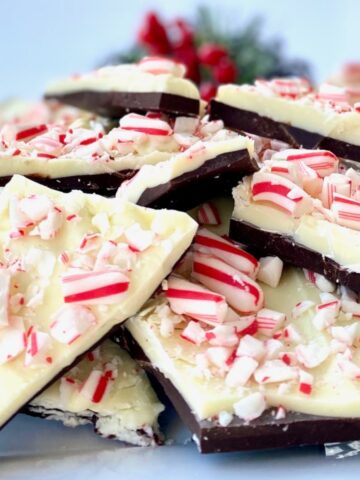 peppermint chocolate bark Christmas candy