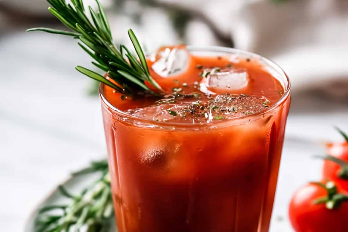 a Bloody Mary cocktail