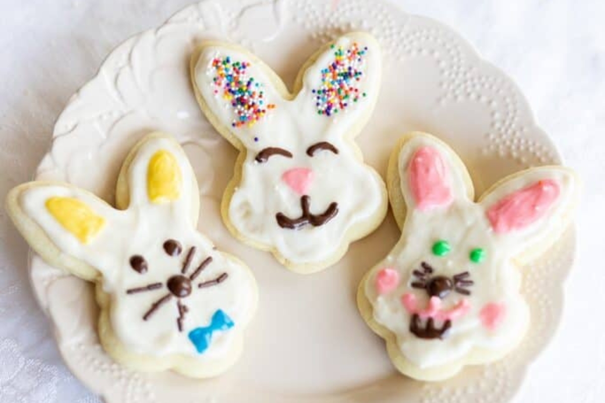 easter bunny cookies
