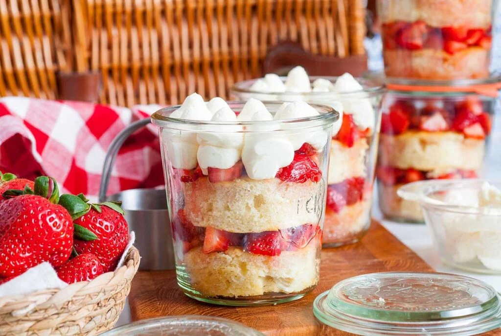 individual strawberry shortcakes