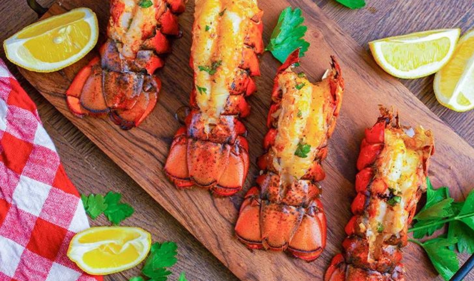 smoked lobster tails
