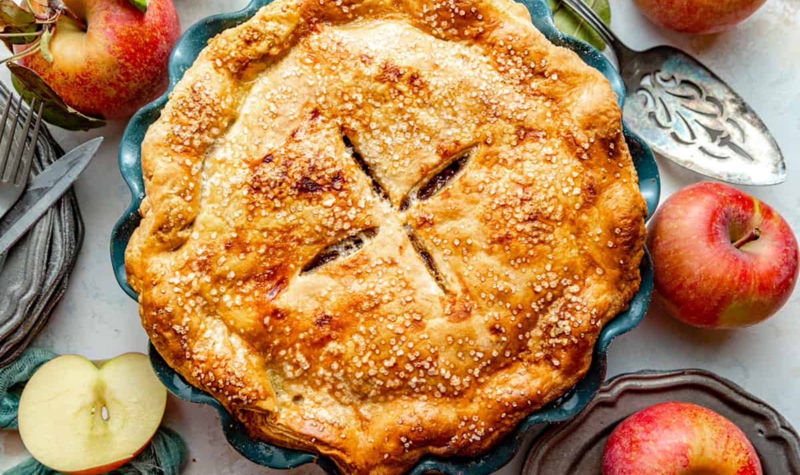 an apple pie