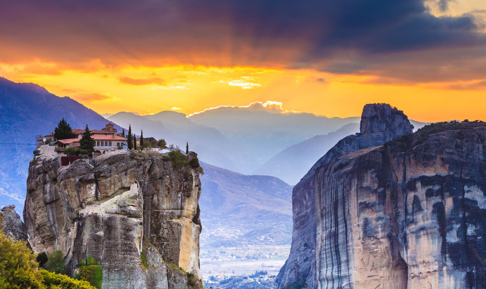 The Meteora Monasteries in Greece