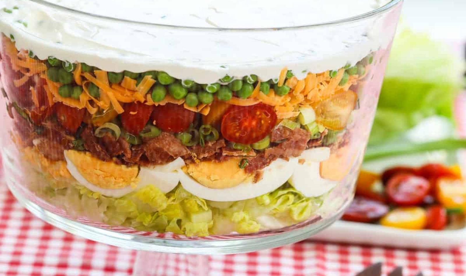a big seven layer salad