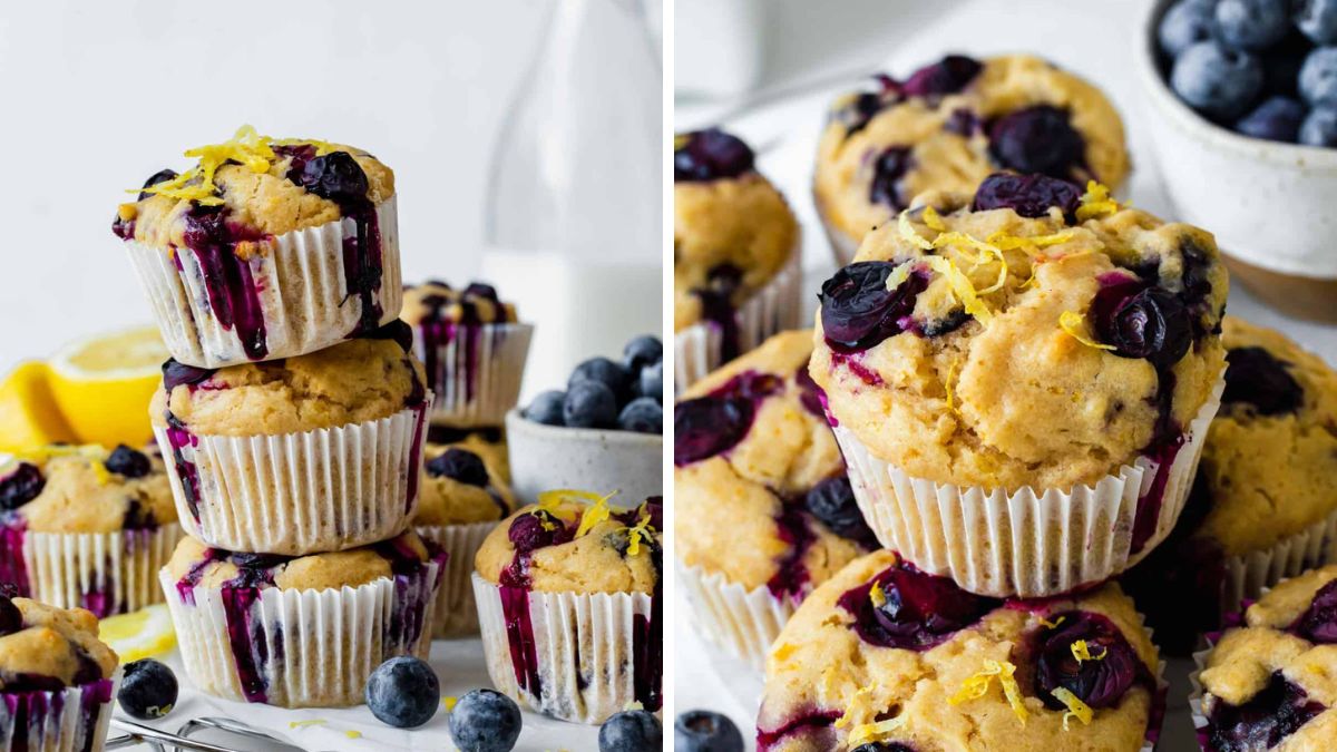 Lemon and Blueberry Muffins