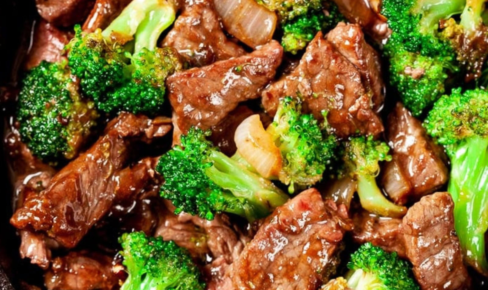 juicy steak bites with broccoli