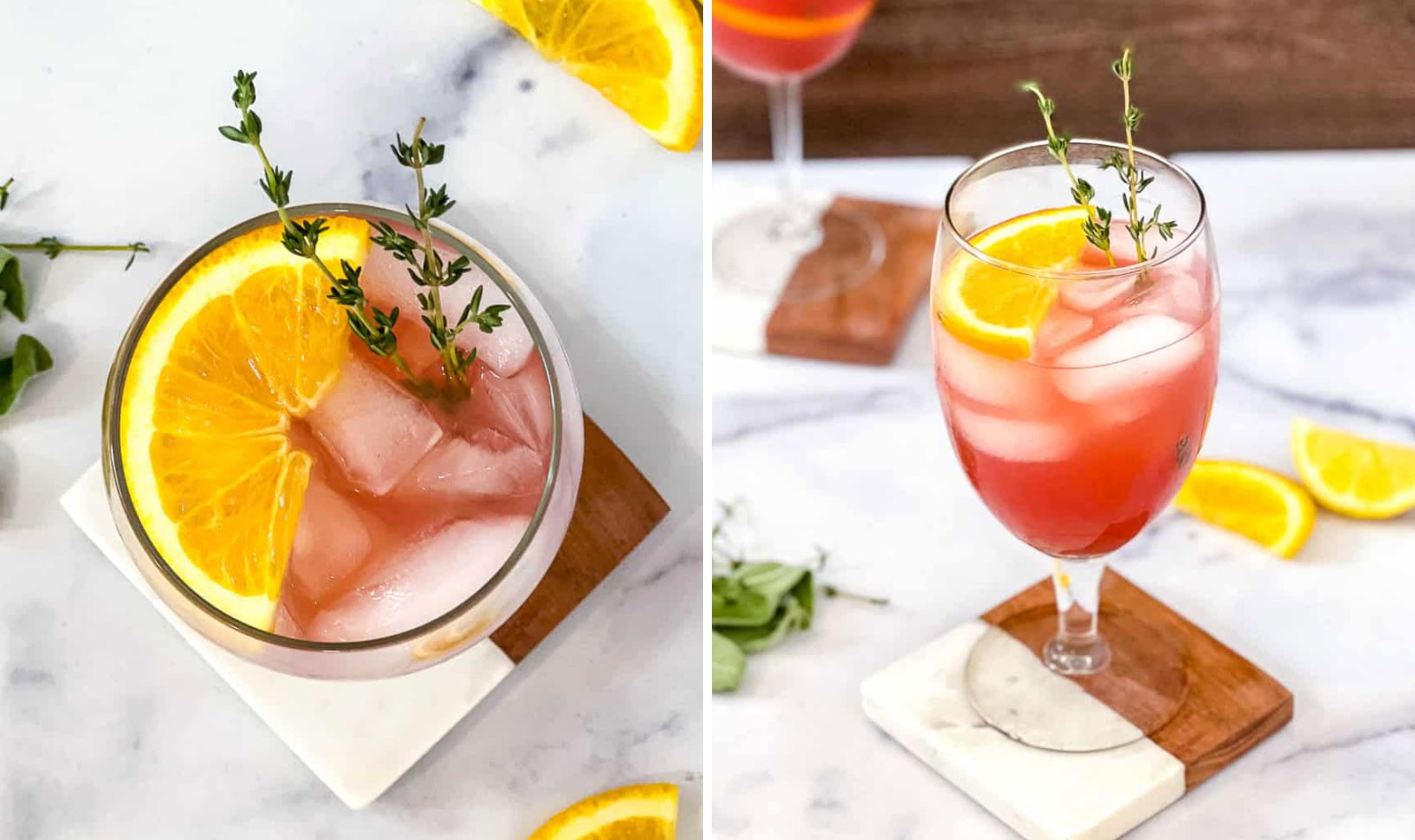 aperol spritz mocktails