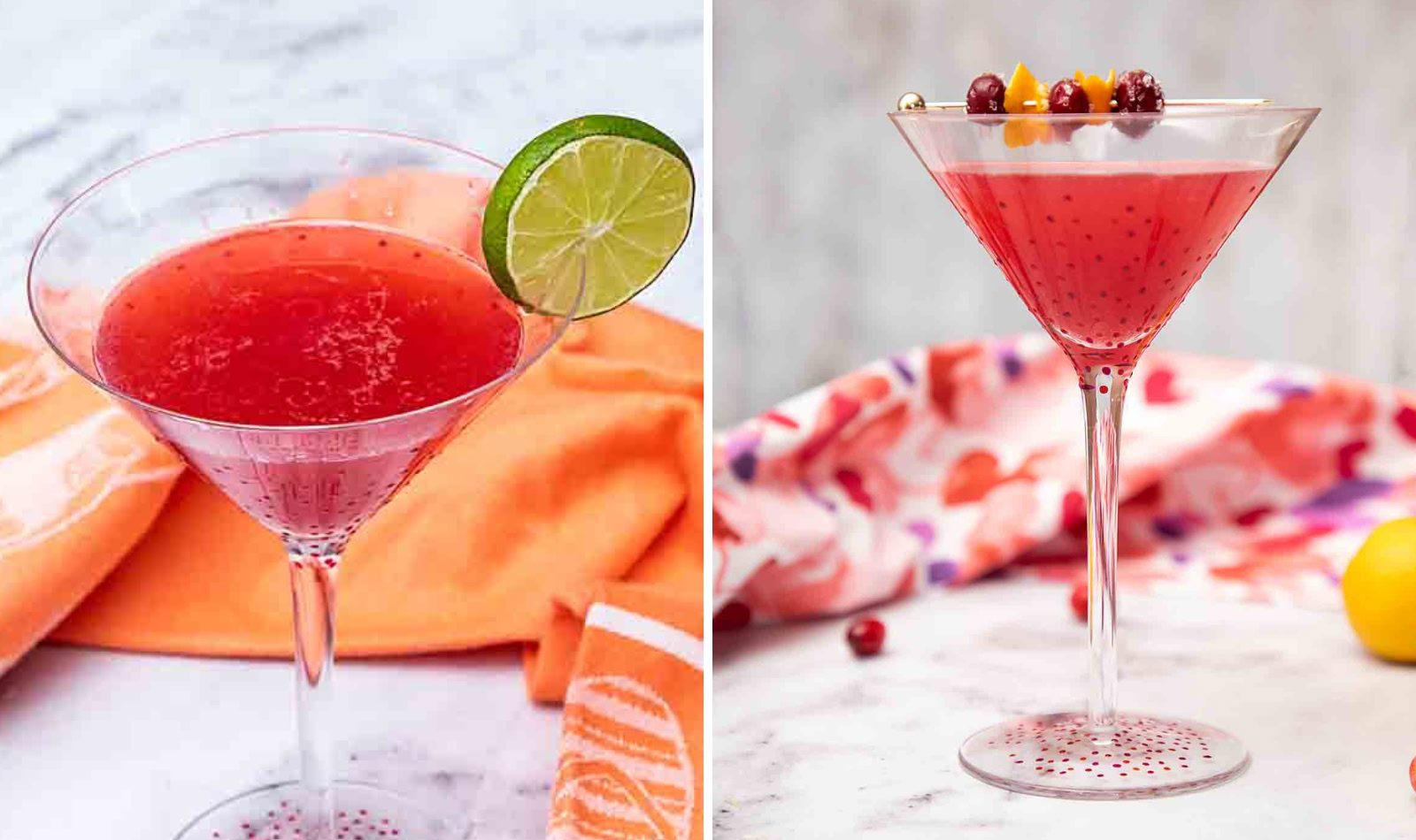 alcohol free cosmo mocktails