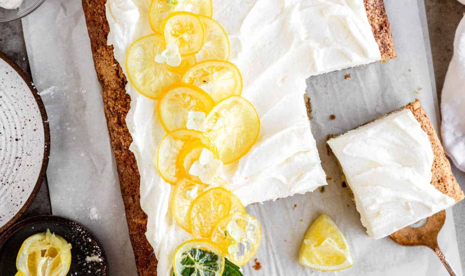 lemon zucchini cake