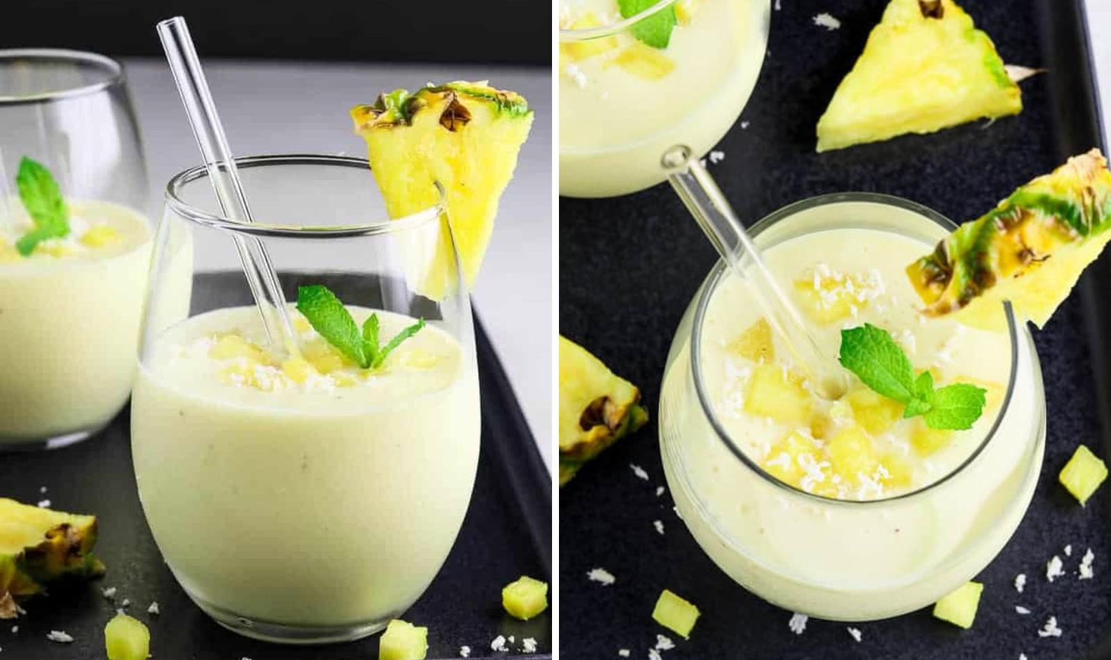 pina colada mocktails