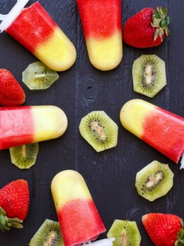 a selection of homemade popsicles