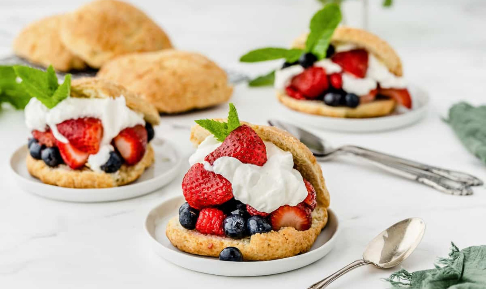 berry shortcakes